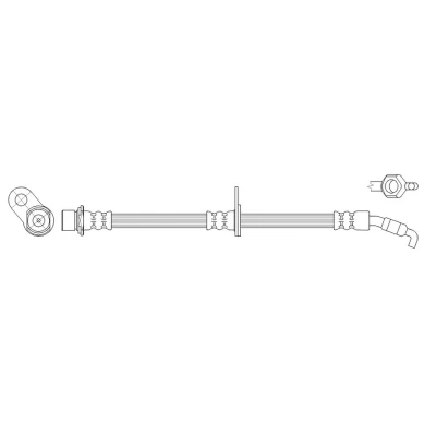 Billede af BOSCH 1 987 476 963 Bremseslange 490 M10x1 LEXUS: RX I