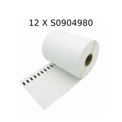 Billede af Dymo 12 stk S0904980 shippinglabels ekstra store 104x159mm X 220 kompatibel