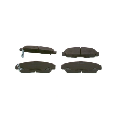 Billede af BOSCH 0 986 424 722 Bremseklodser Low Metallic med akustisk advarsel for slid anti knirke plade HONDA: CIVIC 7 Hatchback, Accord Limousine, FR V