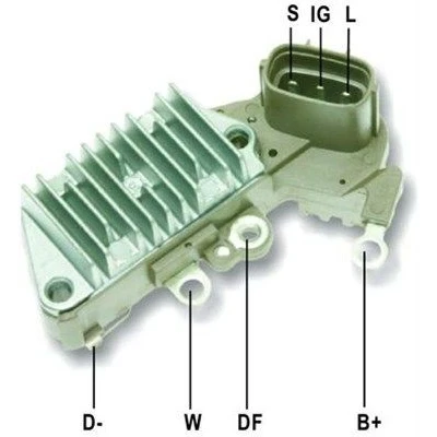 Billede af MAGNETI MARELLI 940016085400 Generatorregulator 14 TOYOTA: Land Cruiser Prado 70 SUV, Corolla VIII Compact
