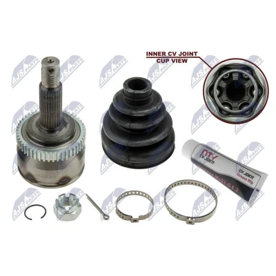 Billede af NTY NPZ HY 508 Knokkelled automatgear, manuelt gear, 5 trins manuel gear venstre foraksel, gearkasse monteret, højre foraksel HYUNDAI: Tucson