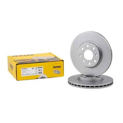 Billede af TEXTAR PRO 92145703 Bremseskiver 257 22 04/08 100 indvendigt ventileret coatet uden hjulbolte, hjulnav OPEL: Corsa D Hatchback, E Hatchback