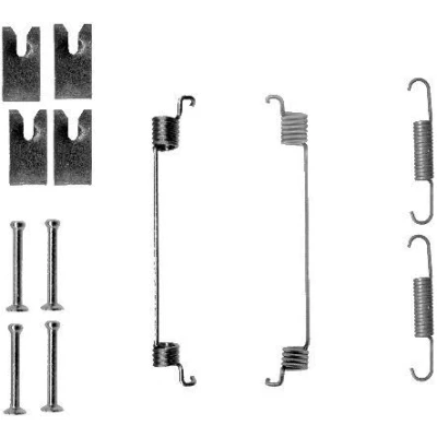 Billede af TEXTAR 97031500 Tilbehørssæt, bremsebakker FIAT: 500 Hatchback, Panda II Grande Punto OPEL: Corsa D Adam