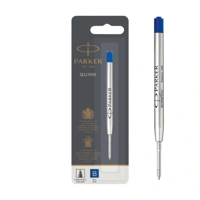 Billede af Parker Quinkflow Refill B blue Ballpoint Pen (Blister) Skriveartikler