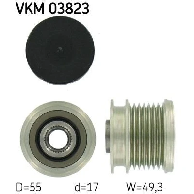 Billede af SKF VKM 03823 Friløbskobling 49,3 MERCEDES BENZ: E klasse T modell, Vito Bus, C Sedan