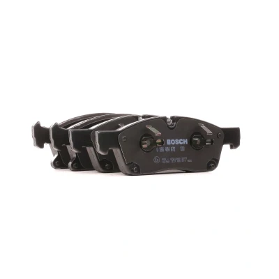 Billede af BOSCH 0 986 494 672 Bremseklodser Low Metallic med monteringsvejledning, anti knirke plade, stempelklips MERCEDES BENZ: ML klasse, GLE SUV, GL