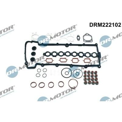 Billede af DR.MOTOR AUTOMOTIVE DRM222102 Pakningssæt, topstykke med ventildækselpakning, ventilarmstætning, uden cylinderhovedpakning BMW: 3 Sedan, Touring