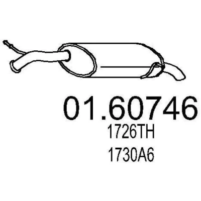 Billede af MTS 01.60746 Lydpotte 830 PEUGEOT: 407 Sedan