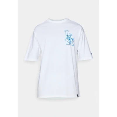 Billede af New Era MLB LOS Angeles Dodgers Floral Graphic TEE Klub merchandise, Herre, Størrelse: XS, White