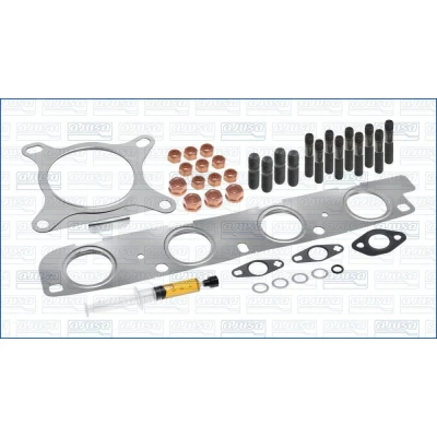 Billede af AJUSA JTC11822 Montagesæt, lader with studs, syringe oil med pakninger monteringsvejledning VOLKSWAGEN: Golf 5, Passat B7 Variant, Sharan II