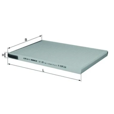 Billede af Filter, indvendig luft KNECHT LA 135