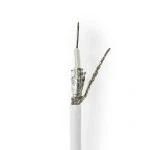 Billede af Coax Kabel RG58C/U 50 Ohm Dobbelt afskærmet Eca 25.0 m Runde PVC Hvid Gaveæske