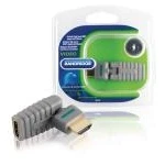 Billede af High Speed HDMI Med Ethernet Adapter Roterede Stik Hun Grå