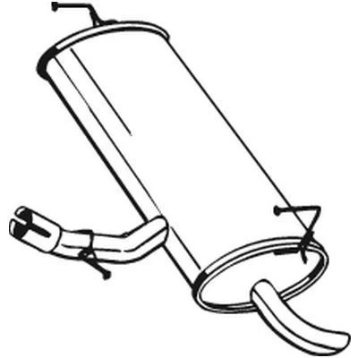 Billede af BOSAL 145 201 Lydpotte NISSAN: Qashqai / Qashqai+2 I