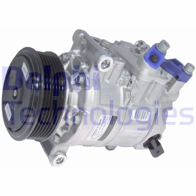 Billede af DELPHI TSP0159969 Kompressor Denso 6SEU14 PAG 46 med kompressorolie AUDI: A4 B8 Avant, A6 C6 B7 Avant