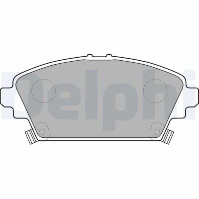 Billede af DELPHI LP1503 Bremseklodser med akustisk advarsel for slid anti knirke plade tilbehør HONDA: Accord 6 Limousine