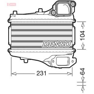 Billede af Intercooler, oplader DENSO DIT40001