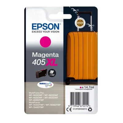 Billede af Epson 405XL magenta blækpatron 14,7 ml C13T05H34010 original