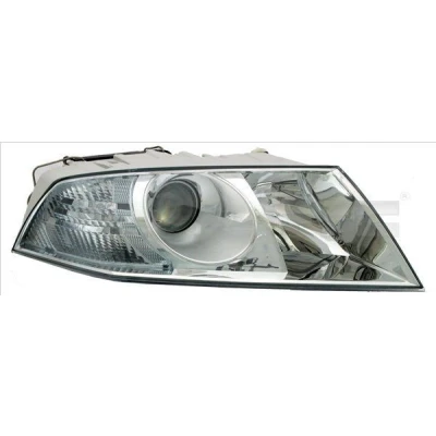Billede af TYC 20 0669 05 2 Forlygter højre H7, H1 til højrekørsel med elektronisk motor SKODA: Octavia II Hatchback, Combi