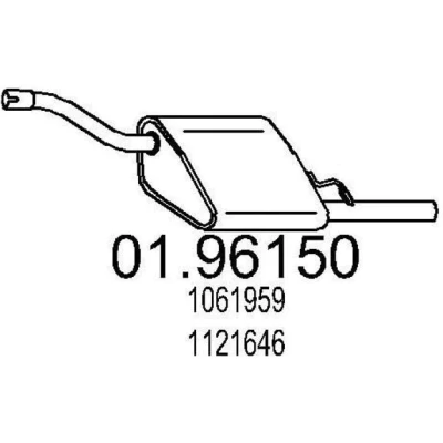 Billede af MTS 01.96150 Lydpotte 1020