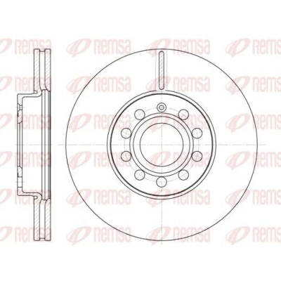 Billede af REMSA 6648.10 Bremseskiver foraksel 287,8, 287,8 24,9 9 ventileret VOLKSWAGEN: GOLF 7, 6, Touran I, SKODA: Octavia 3 Combi, Schrägheck