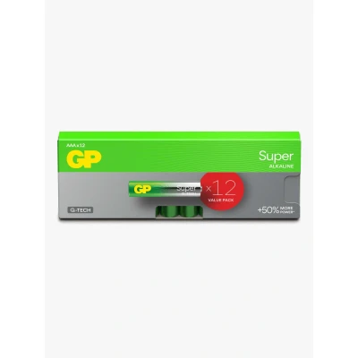 Billede af GP Super Alkaline G TECH AAA/LR03 Batterier 12 Pak
