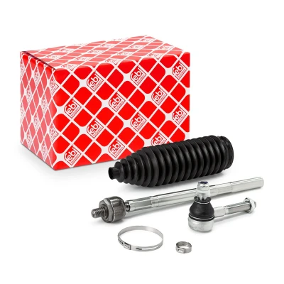 Billede af FEBI BILSTEIN 39031 Sporestang venstre foraksel med spændebånd, styremanchetter PEUGEOT: 206 Hatchback