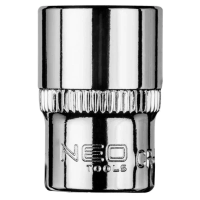 Billede af NEO TOOLS 08 452 Skraldenøgleindsats (Hexagon) 1/4 12 mm Krom vanadium stål Sekskant