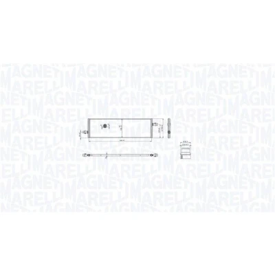 Billede af MAGNETI MARELLI 350213217100 Radiator 646 193 16 Loddet køleripper
