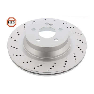 Billede af MAPCO Bremseskive MERCEDES BENZ: E klasse T modell, Sedan, CLS Coupe bagaksel 24mm 5 112mm ventileret coatet 45745HPS 0004231112,2194230012
