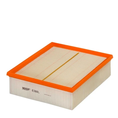 Billede af HENGST FILTER E380L Luftfilter 69 213 254 Filterindsats VOLKSWAGEN: Passat B5 GP Variant, Sedan, AUDI: A4 Avant
