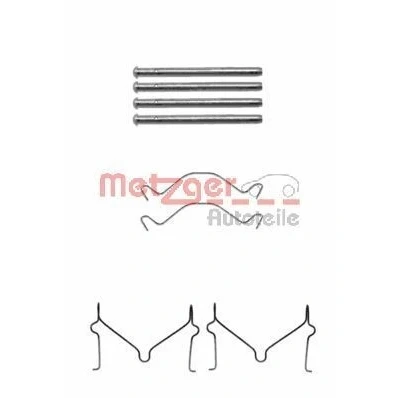 Billede af METZGER 109 1209 Tilbehørssæt, skivebremsebelægning MAZDA: MX 3, 323 P V Hatchback