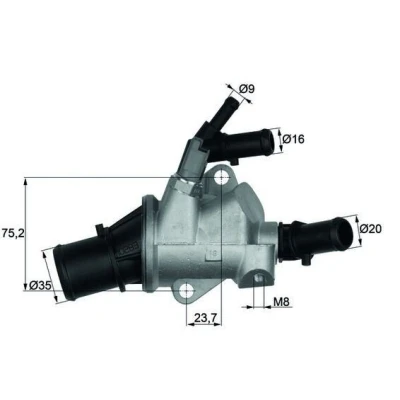 Billede af MAHLE ORIGINAL TI 148 88 Termostat ALFA ROMEO: 159 Sportwagon, FIAT: Croma II Stationcar