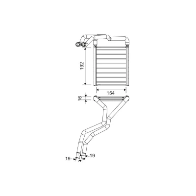 Billede af VALEO 811603 Varmeveksler