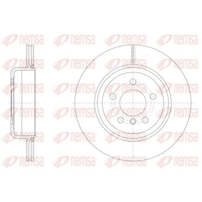 Billede af REMSA 61550.10 Bremseskiver bagaksel 330, 330 20 5 ventileret BMW: Touring, Sedan