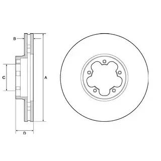 Billede af VAICO V25 80032 Bremseskiver foraksel 308 31 5 113,5 indvendigt ventileret Original Quality FORD: Transit V363 Ladvogn / Chassis