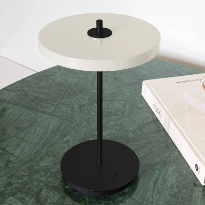 Billede af UMAGE LED bordlampe Asteria Move pearl white/black 31cm