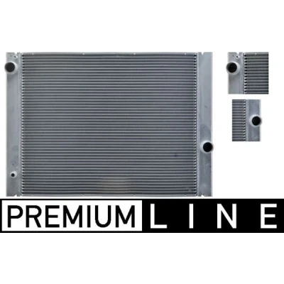 Billede af MAHLE ORIGINAL CR 511 000P Radiator til køretøjer med/uden klimaanlæg 623 488 40 Loddet køleripper BMW: 5 Sedan, Touring