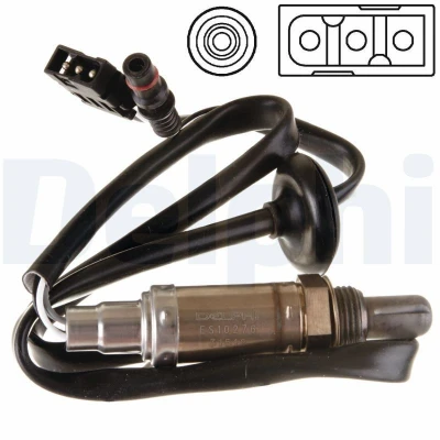 Billede af DELPHI ES10276 12B1 Lambdasonde Fingersonde, opvarmet MERCEDES BENZ: S klasse Coupe