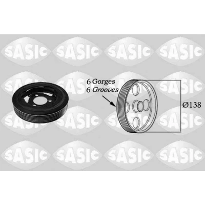 Billede af SASIC 2156025 Remskive Krumtapaksel 138 BMW: 3 Sedan, CITROËN: C4 Grand Picasso 2, DS3 Hatchback, II PEUGEOT: 308 SW 508 I