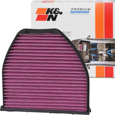 Billede af K&amp;N Filters DVF5013 Kabinefilter Aktivkulfilter 284 72 kvadratisk MERCEDES BENZ: C klasse T modell, E Sedan, modell