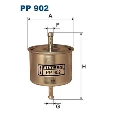 Billede af FILTRON PP 902 Brændstoffilter Ledningsfilter 8 NISSAN: Pick Up, 300ZX Coupe, Bluebird Sedan