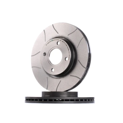Billede af BREMBO 09.C422.75 Bremseskiver 278 23 4 indvendigt ventileret, opslidset coatet FORD: FIESTA 6, 6 Van, Transit Courier Van