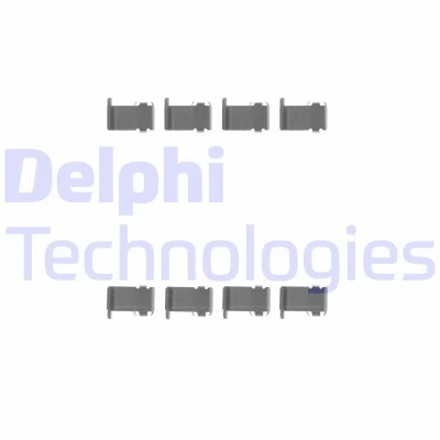 Billede af DELPHI LX0226 Tilbehørssæt, skivebremsebelægning