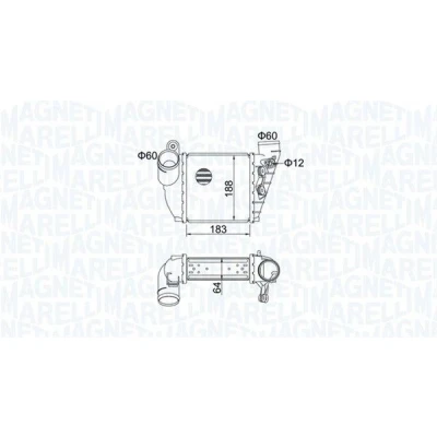 Billede af MAGNETI MARELLI 351319204740 Intercooler VOLKSWAGEN: Golf 4, SEAT: Leon I Hatchback