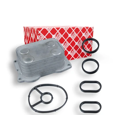 Billede af FEBI BILSTEIN 107180 Olieradiator med pakninger FORD: C Max, Focus 2 Kombi, PEUGEOT: 308 I SW, Hatchback, CITROËN: C4 Picasso 1