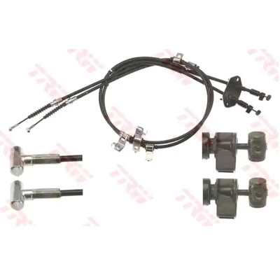 Billede af TRW GCH684 Håndbremsekabel 1657, 1654, 1467, 1464 Skivebremse MAZDA: 6 Stationcar, Hatchback