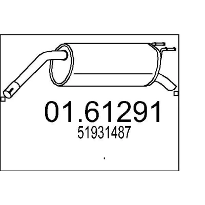 Billede af MTS 01.61291 Lydpotte 1000 FIAT: BRAVO 2