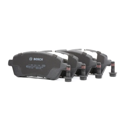 Billede af BOSCH 0 986 494 195 Bremseklodser Low Metallic med anti knirke plade, skruer tilbehør FORD: Fiesta 6 Van, 6, Mk6 Sedan