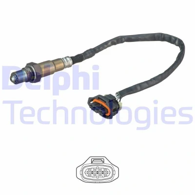 Billede af DELPHI ES20636 12B1 Lambdasonde pladesonde, opvarmet OPEL: Corsa C Hatchback